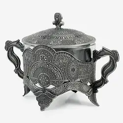 قندان پیوتر یونیک 1631 نقش برجسته - فروشگاه اینترنتی پرنس هوم