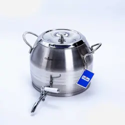 کتری و قوری استیل شیردار 5 لیتر طرح ترک یونیک کد 7293 - فروشگاه اینترنتی پرنس هوم