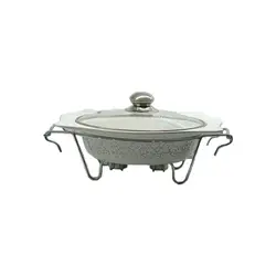 سوفله خوری چینی بیضی متوسط یونیک کد 8523 - فروشگاه اینترنتی پرنس هوم