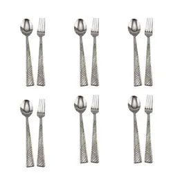 ست قاشق چنگال یونیک 12 پارچه کد 5980-m - فروشگاه اینترنتی پرنس هوم