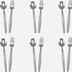 ست قاشق چنگال یونیک 12 پارچه 8517-s - فروشگاه اینترنتی پرنس هوم