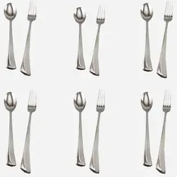 ست قاشق چنگال یونیک 12 پارچه کد 5759-s - فروشگاه اینترنتی پرنس هوم