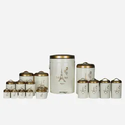 سرویس آشپزخانه 17 پارچه نیوهوم مدل ایفل کد NH13-1301-CR - فروشگاه اینترنتی پرنس هوم