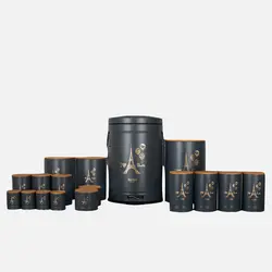 سرویس آشپزخانه 17 پارچه نیوهوم مدل ایفل بامبو کد NH13-1401-GR - فروشگاه اینترنتی پرنس هوم