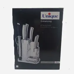 سرویس کارد و ساطور 8 پارچه یونیک کد 5500 (خارجی درجه یک) - فروشگاه اینترنتی پرنس هوم