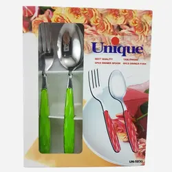 قاشق و چنگال مادرید 12 پارچه یونیک کد 5830 - فروشگاه اینترنتی پرنس هوم