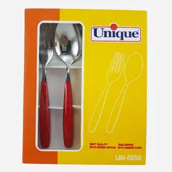 قاشق و چنگال گرند 12 پارچه یونیک کد 5856 - فروشگاه اینترنتی پرنس هوم