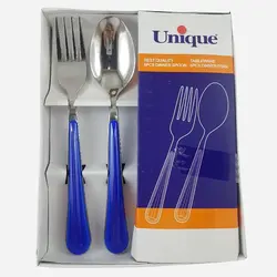 قاشق و چنگال رویال 12 پارچه یونیک کد 6317 - فروشگاه اینترنتی پرنس هوم