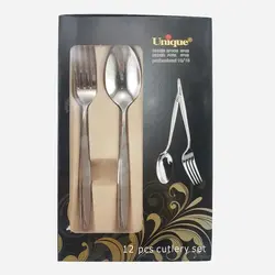 ست قاشق چنگال یونیک 12 پارچه کد 5732-s - فروشگاه اینترنتی پرنس هوم