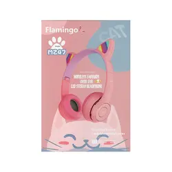 هدست بلوتوث گوش گربه ای Flamingo مدل MZ47