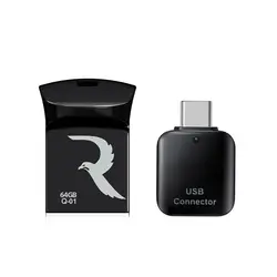 فلش OTG تایپ سی 128 گیگ Reewox مدل Q-01+ USB3.1