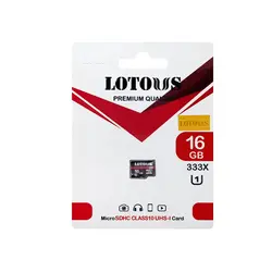 رم میکرو 16 گیگ Lotous کلاس 10 استاندارد Micro SDHC UHS-1 U1