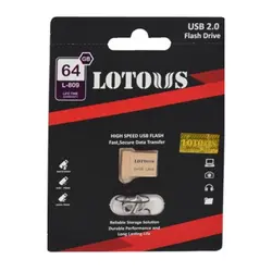 فلش 64 گیگ Lotous مدل L-809 رزگلد