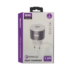 سرشارژر Buku مدل MC-036 همراه با کابل Type c