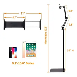 هولدر و استند تبلت و موبایل مدل Floor Type Mobile Phone/Tablet Bracket