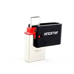 فلش OTG Type-c با ظرفیت 32 گیگ Kingstar مدل C40 Dual-C 3.2