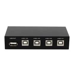 دیتا سوئیچ 1 به 4 USB دستی B-net مدل JH- U-401