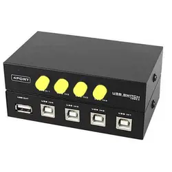 دیتا سوئیچ 1 به 4 USB دستی B-net مدل JH- U-401