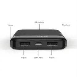 پاوربانک Verity مدل PU109B-PD با ظرفیت 10000 میلی آمپر