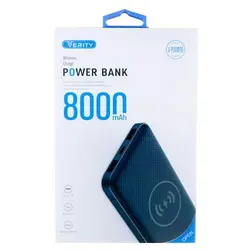 پاور بانک Verity مدل V-PUW89B با ظرفیت 8000 میلی آمپر