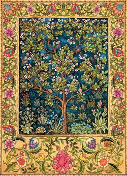 پازل ۱۰۰۰ تکه ملیله دوزی درخت زندگی اثر ویلیام موریس - اسمارت کات
