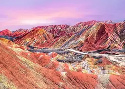 پازل ۱۰۰۰ تکه کوهستان رنگین کمانی - چین