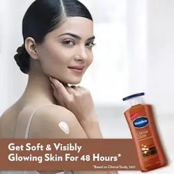 لوسیون بدن وازلین Vaseline Cocoa Glow حجم 400 میلی لیتر
