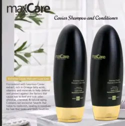 شامپو و کاندیشنر موی خاویار برند مکس کر (maxcare)