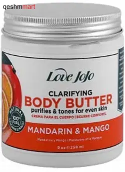 کره بدن لاو جوجو مدل  Love JoJo  MANDARIN & MANGO وزن 260 گرم
