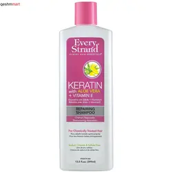شامپو کراتینه ترمیم کننده آلوئه ورا اوری استرند Every Strand Keratin حجم 399 میلی لیتر