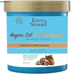 ماسک آبرسان مو روغن آرگان و ماکادمیا اوری استرند Every Strand Hydrating وزن 425 گرم