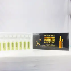 پک ۱۰ عددی ویال مو کراتین کویین  Pack of 10 vials of Protein keratin