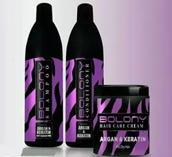 شامپو و ماسک مو بولونی BOLONY حاوی آرگان و کراتین