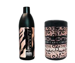 شامپو و ماسک مو بولونی حاوی کلاژن و کراتین  Bolony Collagen & Keratin
