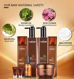 شامپو و ماسک  مکس کر احیا کننده حاوی روغن آرگان maxcare