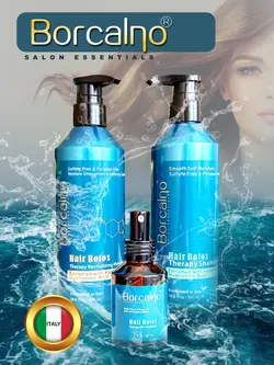 شامپو و ماسک و روغن درمانی بورکالنو Borcalno