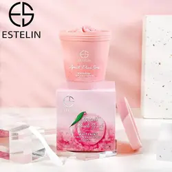 اسکراب صورت و بدن هلو استلین Estelin Whitening Peach Scrub For Face & Body