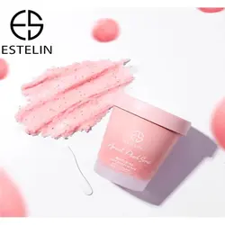 اسکراب صورت و بدن هلو استلین Estelin Whitening Peach Scrub For Face & Body