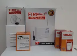 پکیج دزدگیر اماکن سیم کارتی فایروال مدل F9 با دو چشمی