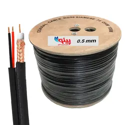 کلاف کابل ترکیبی 0.5×64 +2p پینو (قرقره 305 متری،تمام مس)