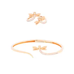 دستبند و انگشتر سنجاقک