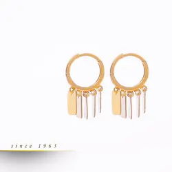 گوشواره حلقه ای کوچک رکتان