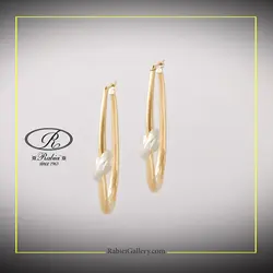 گوشواره آکوا طرح گره