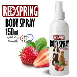 اسپری ضدعفونی کننده بدن با رایحه توت فرنگی رد اسپرینگ 150ml