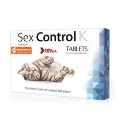 قرص کنترل جنسی نئوتریکا برای تنظیم فحلی گربه نر