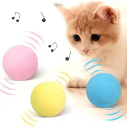 توپ موزیکال لمسی گربه با کت نیپ رایگان