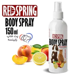 اسپری ضدعفونی کننده بدن با رایحه هلو و لیمو رد اسپرینگ 150ml