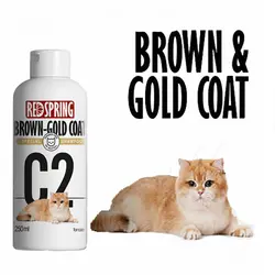 شامپو تخصصی گربه با موهای قهوه ای رد اسپرینگ 250ml