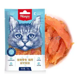 تشویقی گربه ونپی 25 گرم مدل Chicken Jerky Strips