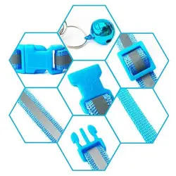 قلاده گردنی شبرنگی گربه و توله سگ نژاد کوچک رنگ صورتی